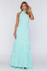 Prettiest Guest Wrap Neck Maxi Dress Sage