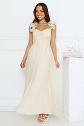 Dusk Pop Maxi Dress Yellow
