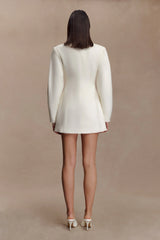 Beatrice Blazer Mini Dress - Ivory