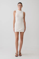 Amilee Scarf Knit Mini Dress - Ivory