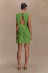 Oria Chiffon Mini Dress - Green