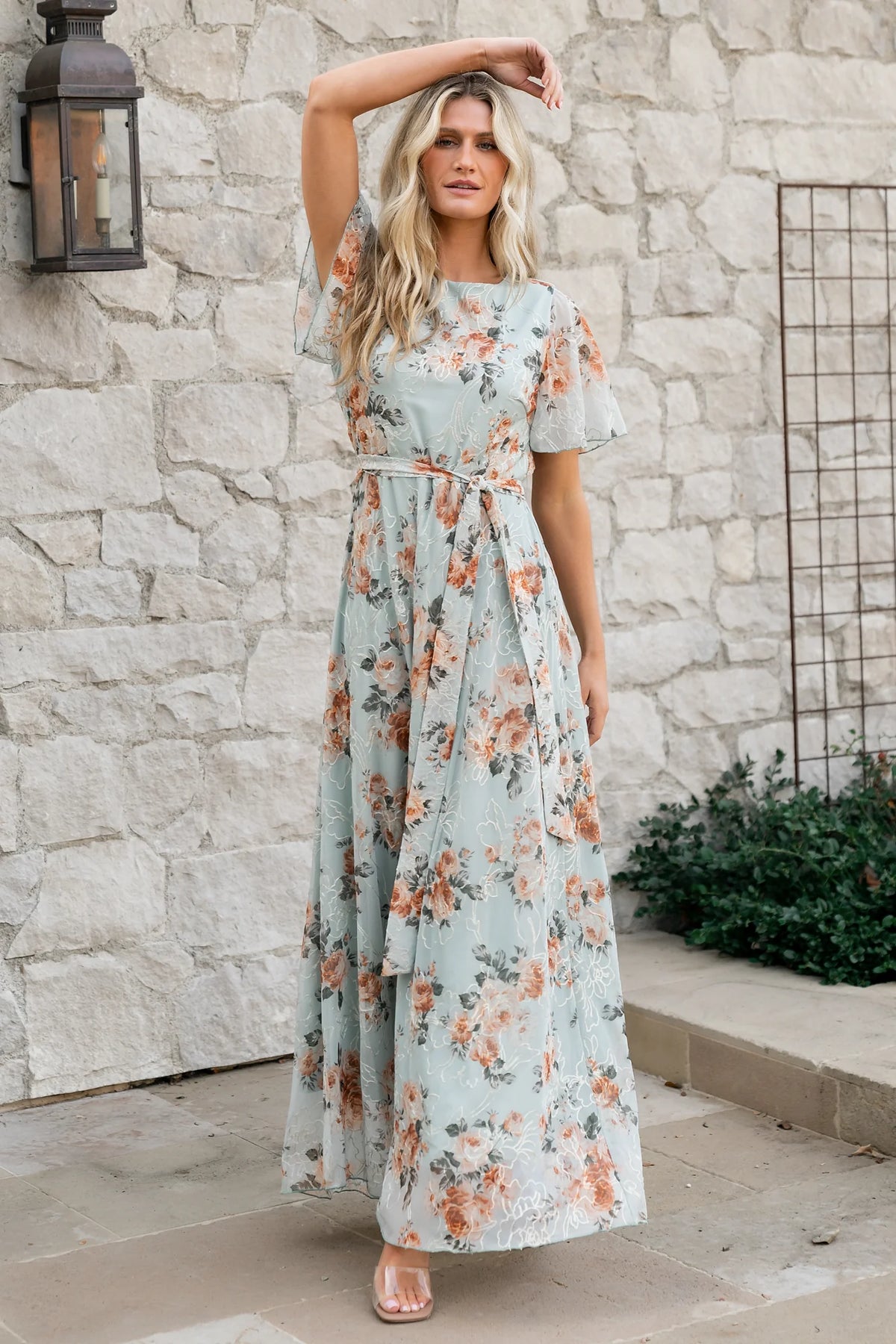 Katalaya Maxi Dress  | Sage + Gold